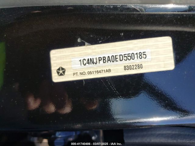 1C4NJPBA0ED550185 Jeep Patriot Sport