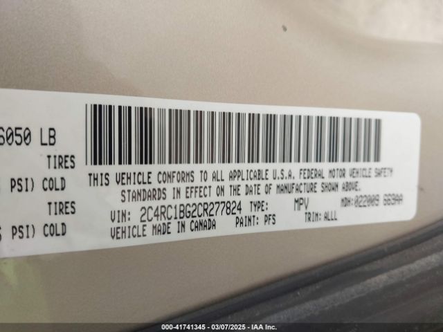 2012 CHRYSLER TOWN & COUNTRY 2C4RC1BG2CR277824 Photo 8