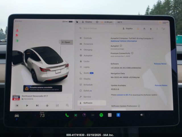 5YJYGDEE9MF301349 Tesla Model Y Long Range Dual Motor All-wheel Drive
