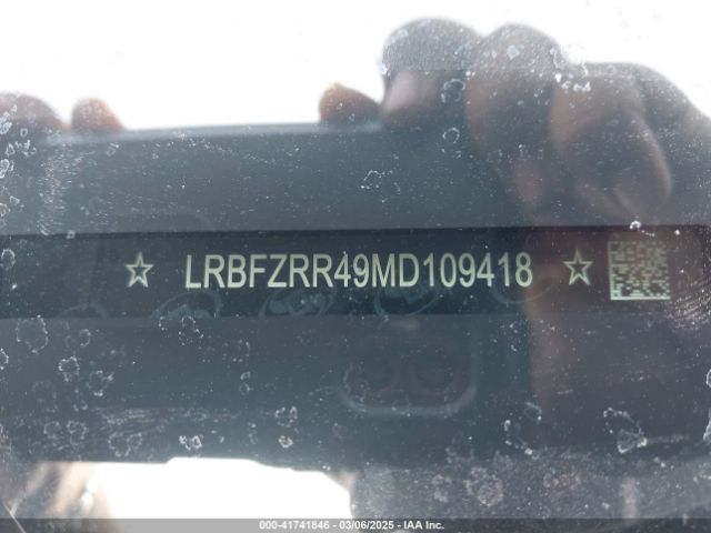 LRBFZRR49MD109418 Buick Envision Fwd Avenir
