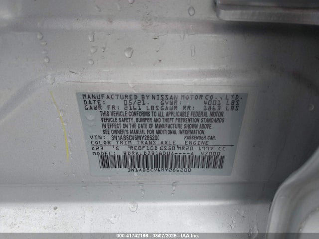 Nissan Sentra Sv Xtronic Cvt 2021 3N1AB8CV6MY286200 Image 9