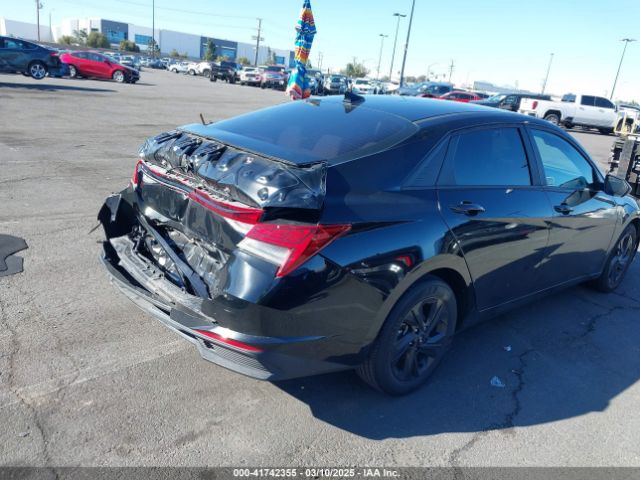 KMHLM4AJ8MU012133 Hyundai Elantra Hybrid Blue