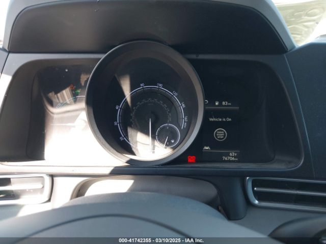 KMHLM4AJ8MU012133 Hyundai Elantra Hybrid Blue