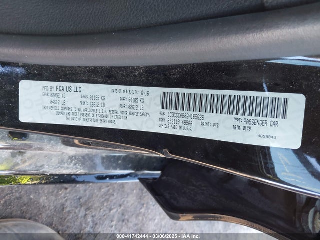 Chrysler 200 Limited 2016 1C3CCCAB0GN185626 Image 9