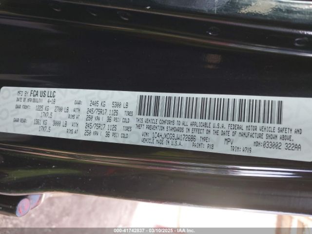 1C4HJXDG9JW172686 Jeep Wrangler Unlimited Sport 4x4