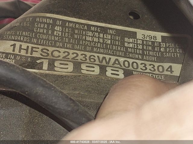 1998 HONDA GL1500 1HFSC2236WA003304 Photo 9