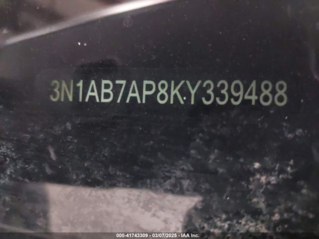 3N1AB7AP8KY339488 Nissan SENTRA S