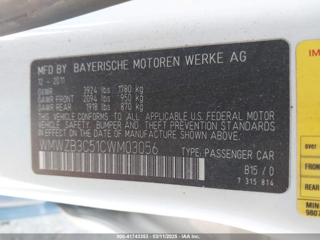 2012 MINI COOPER COUNTRYMAN WMWZB3C51CWM03056 Photo 8