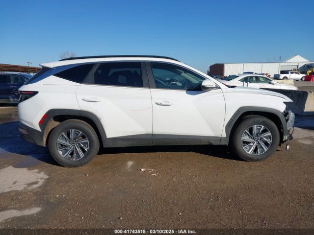 KM8JBCA13NU020844 Hyundai Tucson Hybrid Blue