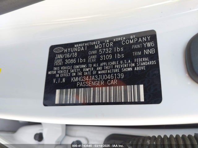 KMHG34JA3JU046139 Genesis G90 3.3t Premium
