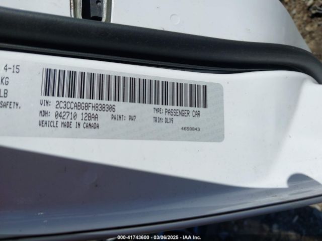 2015 CHRYSLER 300 2C3CCABG8FH838306 Photo 8