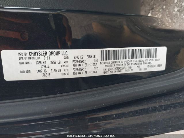 2014 CHRYSLER TOWN & COUNTRY 2C4RC1HG2ER132454 Photo 8