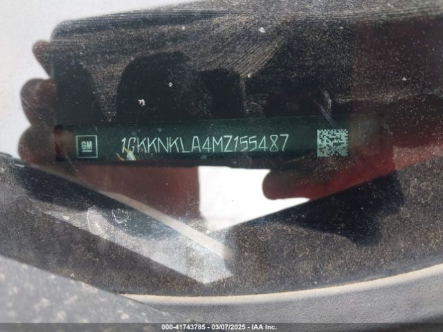 1GKKNKLA4MZ155487 GMC Acadia Fwd Sle