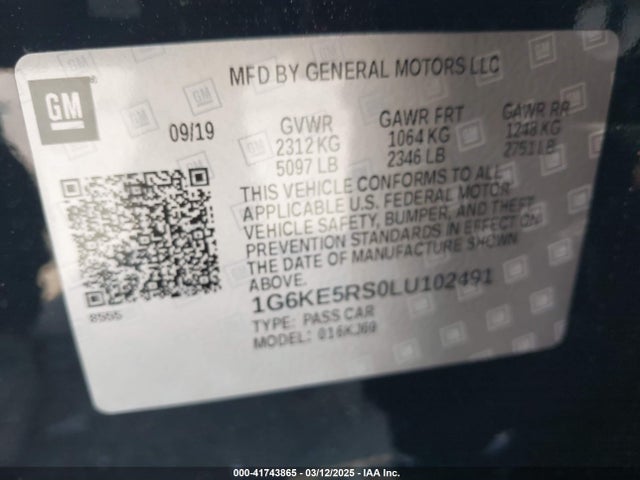 2020 CADILLAC CT6 1G6KE5RS0LU102491 Photo 8