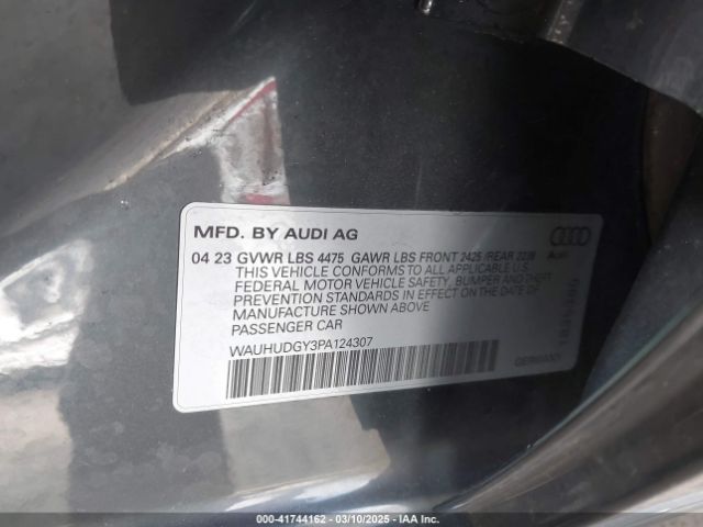 2023 AUDI A3 WAUHUDGY3PA124307 Photo 8