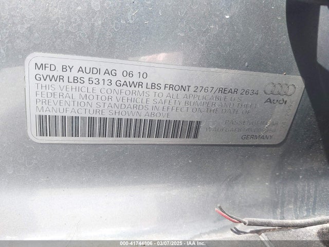 2011 AUDI A6 WAUFGAFB1BN004050 Photo 8