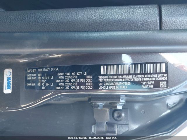 2018 JEEP RENEGADE ZACCJADB6JPH75555 Photo 8