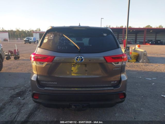 5TDJGRFH9KS065141 Toyota Highlander Hybrid Xle