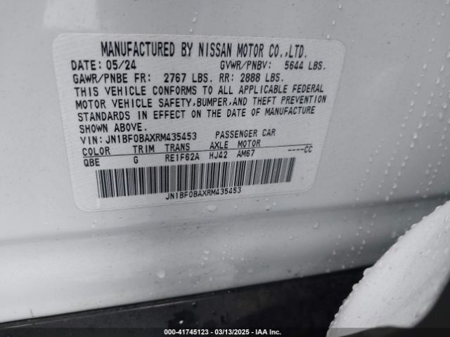 JN1BF0BAXRM435453 Nissan Ariya Evolve+