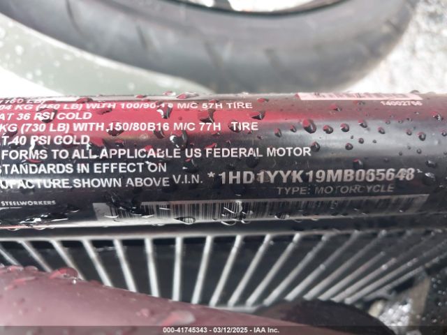 2021 HARLEY-DAVIDSON FXBBS 1HD1YYK19MB065648 Photo 9