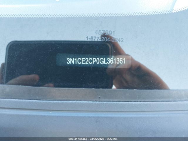 3N1CE2CP0GL361361 Nissan Versa Note S (sr)/s Plus/sl/sr/sv