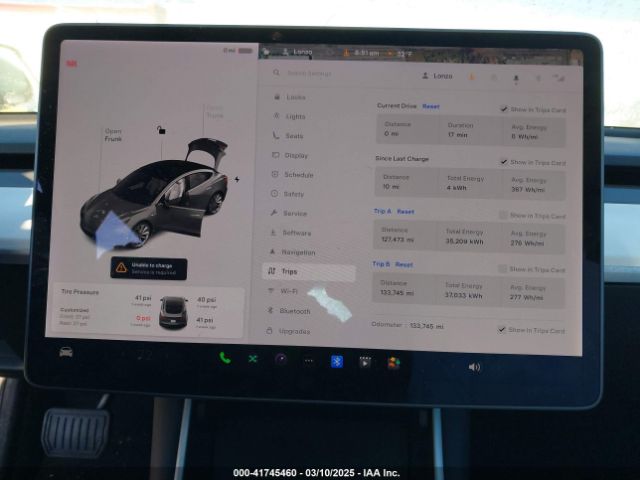 5YJ3E1EBXKF392147 Tesla Model 3 Long Range/performance