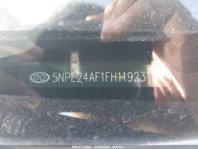 5NPE24AF1FH119231 Hyundai SONATA SE