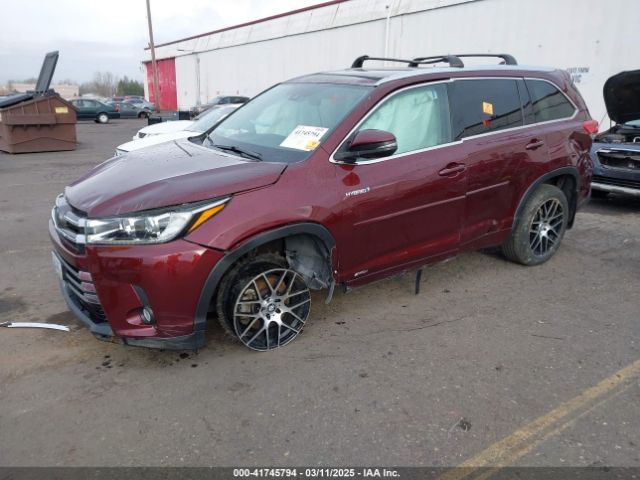 5TDDGRFHXJS038879 Toyota Highlander Hybrid Limited Platinum