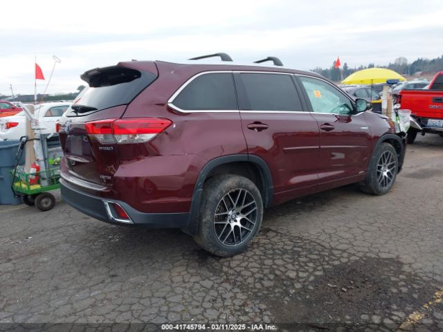 5TDDGRFHXJS038879 Toyota Highlander Hybrid Limited Platinum