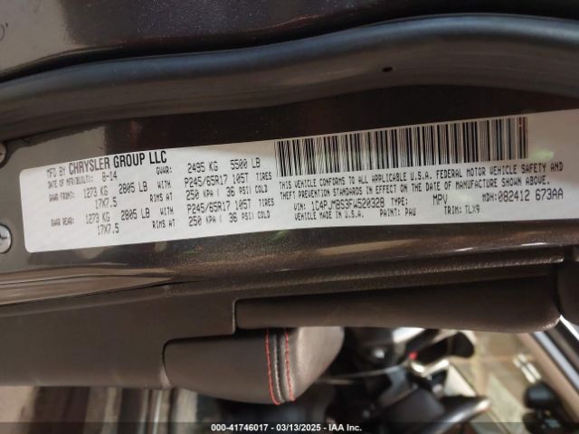 1C4PJMBS3FW520328 Jeep Cherokee Trailhawk