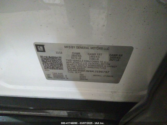 5GAERBKW4KJ196757 Buick Enclave Fwd Essence