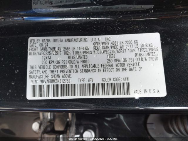 7MMVABBMXSN312752 Mazda Cx-50 2.5 S Preferred Package