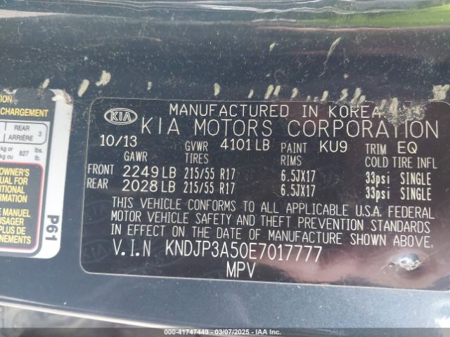 KNDJP3A50E7017777 KIA SOUL +