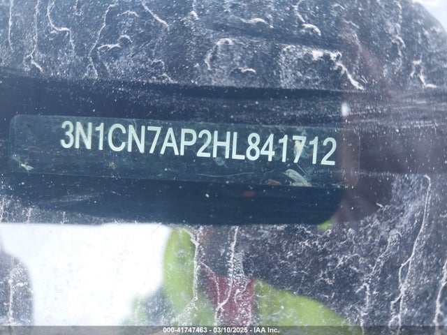 3N1CN7AP2HL841712 Nissan Versa 1.6 Sv