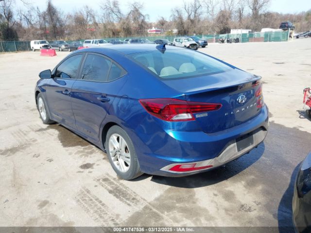 5NPD84LF0KH435303 Hyundai ELANTRA SEL