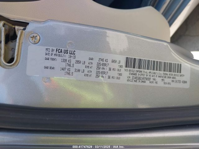 2C4RDGBG1KR790397 Dodge Grand Caravan Se