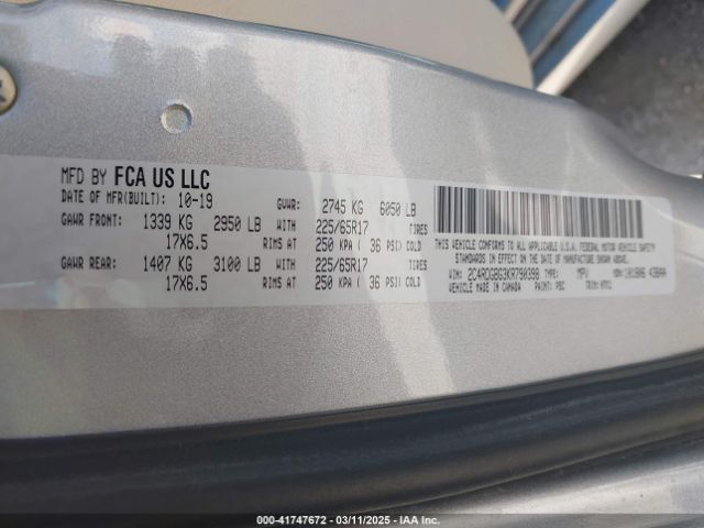 2C4RDGBG3KR790398 Dodge Grand Caravan Se