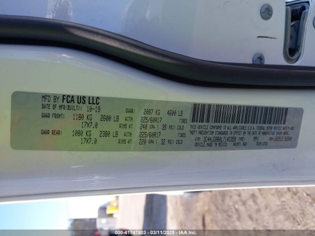 3C4NJDBB0LT145359 Jeep Compass Latitude 4x4