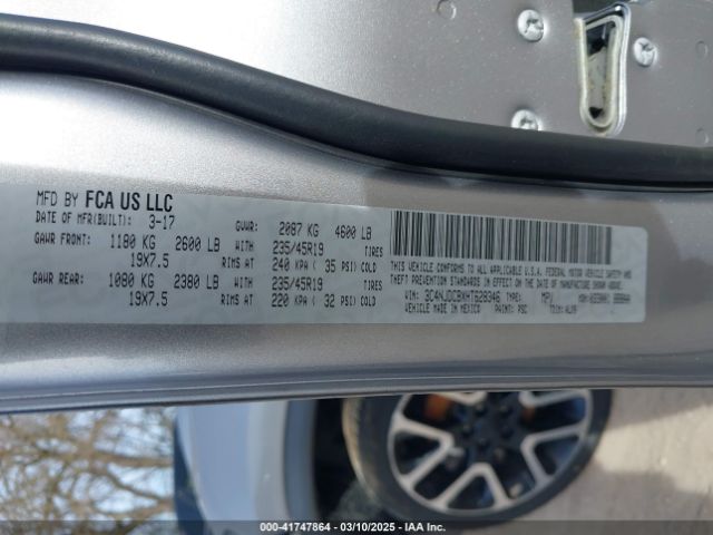 3C4NJDCBXHT628346 Jeep New Compass Limited 4x4