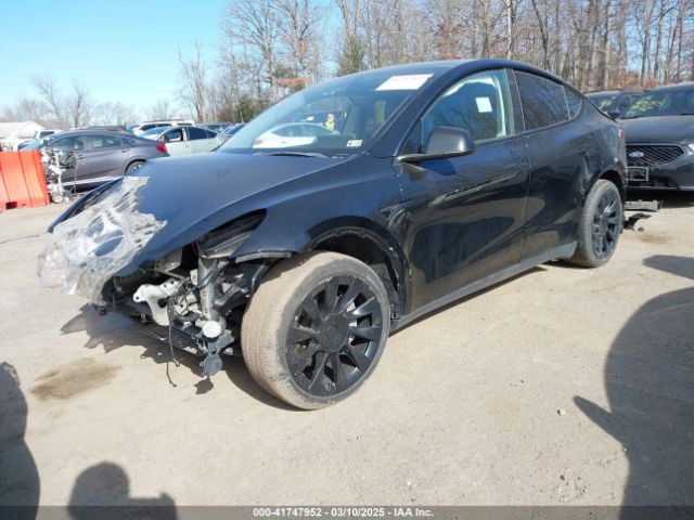2021 TESLA MODEL Y 5YJYGDEEXMF208923 Photo 1
