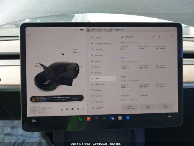 2021 TESLA MODEL Y 5YJYGDEEXMF208923 Photo 6