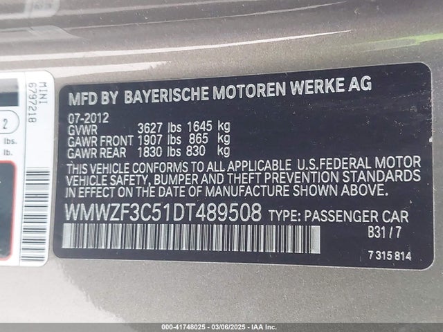 2013 MINI CLUBMAN WMWZF3C51DT489508 Photo 8