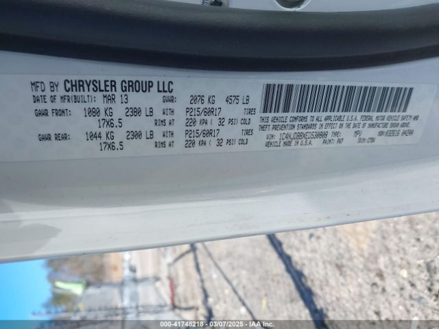 1C4NJDBBXED530808 Jeep Compass Sport