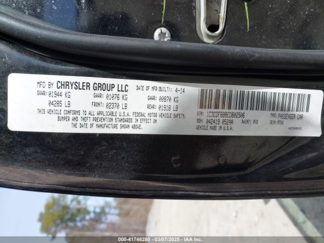 1C3CDFBB9ED802506 Dodge DART SXT