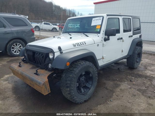 1C4BJWDG3GL167963 Jeep Wrangler Unlimited Willys Wheeler