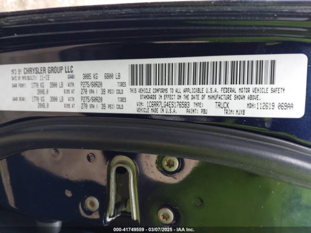 1C6RR7LG4ES176583 RAM 1500 Big Horn
