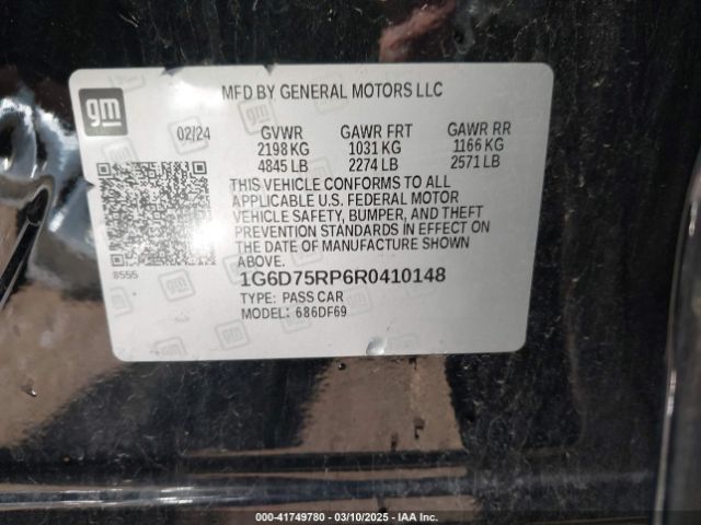 1G6D75RP6R0410148 Cadillac Ct4-v V-series Blackwing