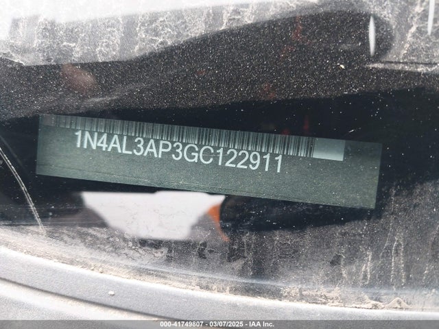 1N4AL3AP3GC122911 Nissan Altima 2.5 S
