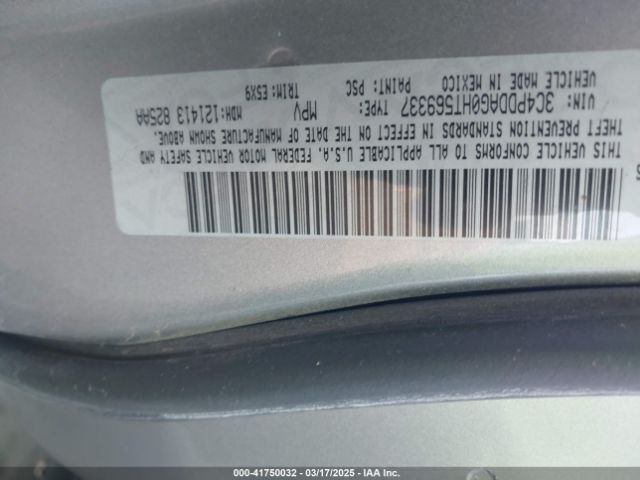 3C4PDDAG0HT569337 Dodge Journey Se Awd