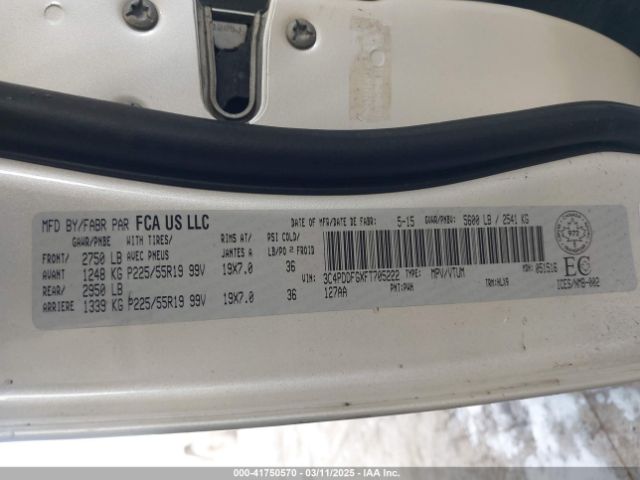 2015 DODGE JOURNEY 3C4PDDFGXFT705222 Photo 8